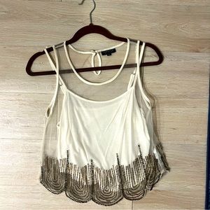 Rhinestone Tank Top
